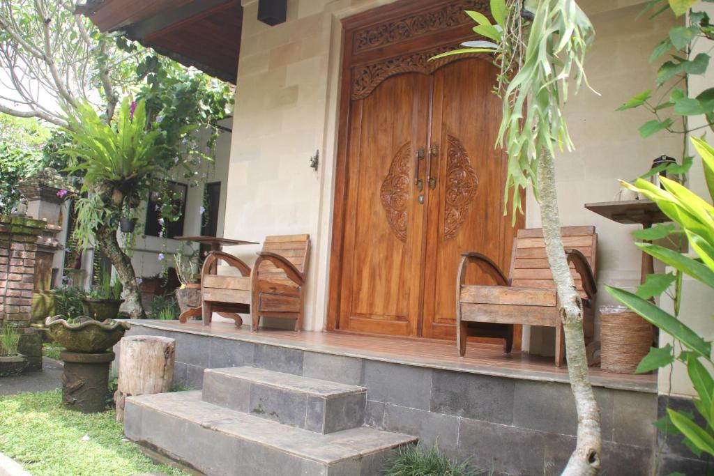 Двухместный (Двухместный номер Делюкс с 1 кроватью и балконом), Ubud Rooms B&B