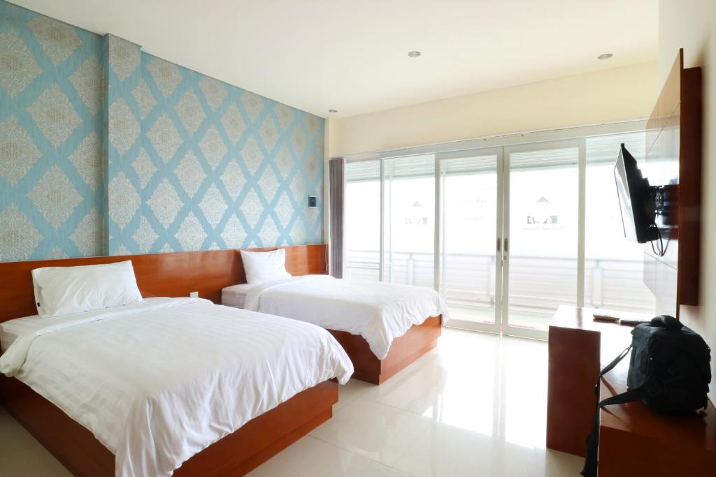 Двухместный (Двухместный номер Делюкс с 2 отдельными кроватями), The Umah Pandawa Hotel and Villas