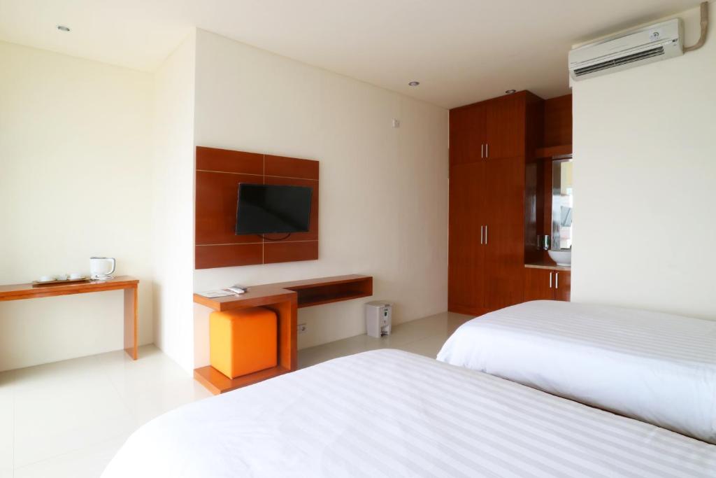 Двухместный (Двухместный номер Делюкс с 2 отдельными кроватями), The Umah Pandawa Hotel and Villas