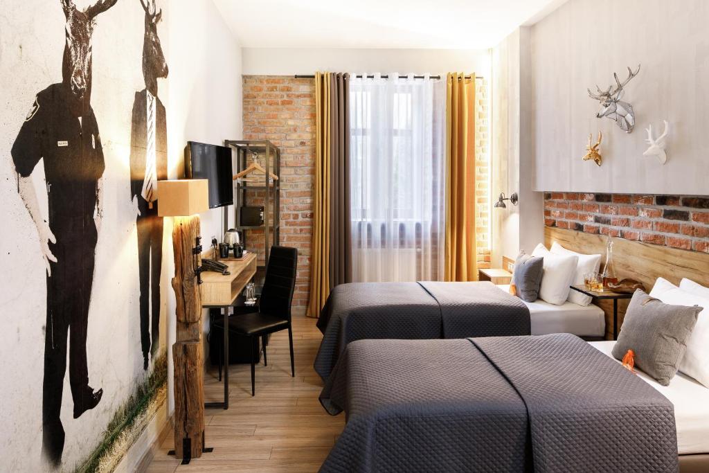 Двухместный (Стандартный двухместный номер с 2 отдельными кроватями), Art & Garden Residence