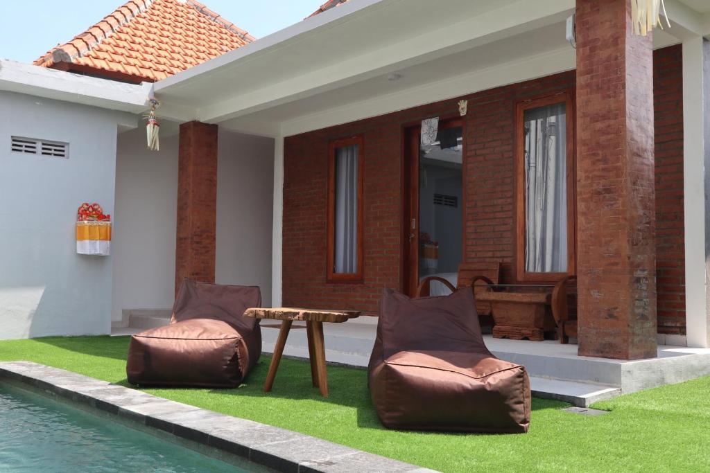 Двухместный (Двухместный номер Делюкс с 2 отдельными кроватями), Gangga Guest House