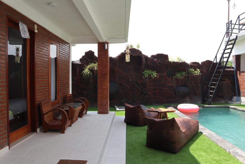 Двухместный (Двухместный номер Делюкс с 2 отдельными кроватями), Gangga Guest House