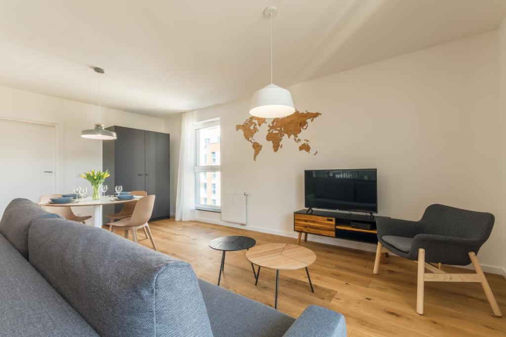 Апартаменты (Апартаменты с 1 спальней), D&P Apartments Angielska Grobla