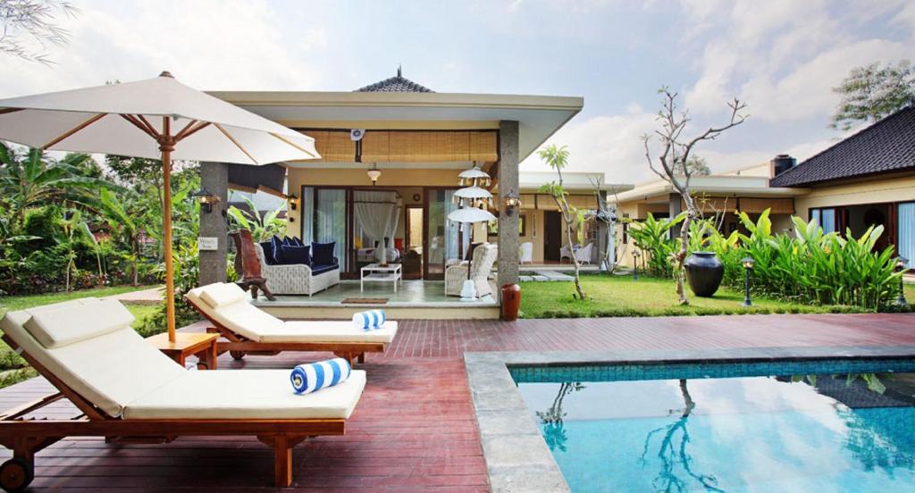 Сьюит (Люкс с видом на бассейн), Villa with private pool at Villa Nirvana Ubud