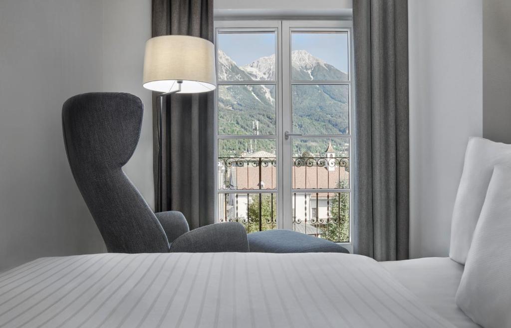 Двухместный (Двухместный номер Делюкс с 1 кроватью), Hotel Schwarzer Adler Innsbruck