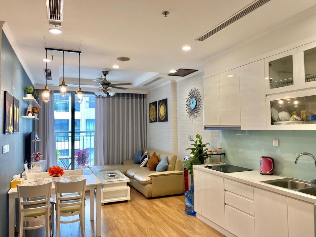 Апартаменты (Апартаменты с 1 спальней), Happyhome Vinhomes Time City and Parkhill Premium