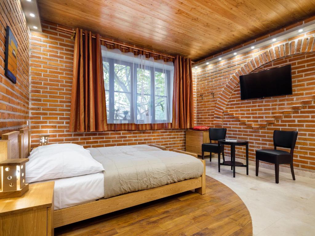 Студио (Двухместный номер-студио Делюкс с 1 кроватью), Krowoderska Apartments