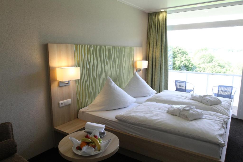 Двухместный (Улучшенный двухместный номер с 1 кроватью), Seehotel am Stausee