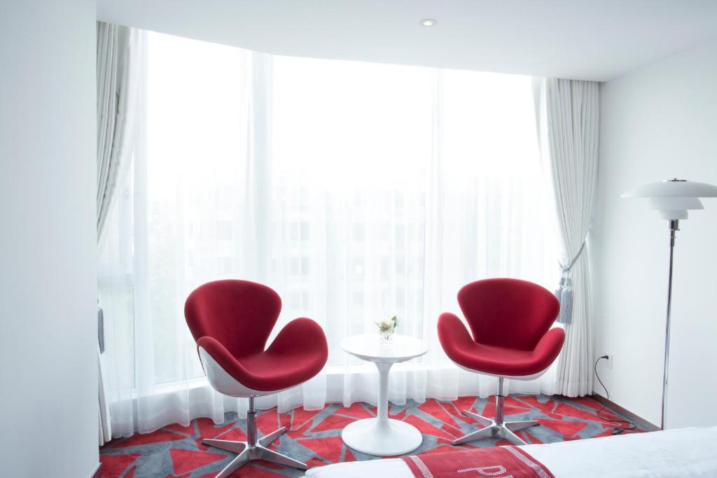 Двухместный (Стандартный двухместный номер с 2 отдельными кроватями), Guangzhou Planet Hotel