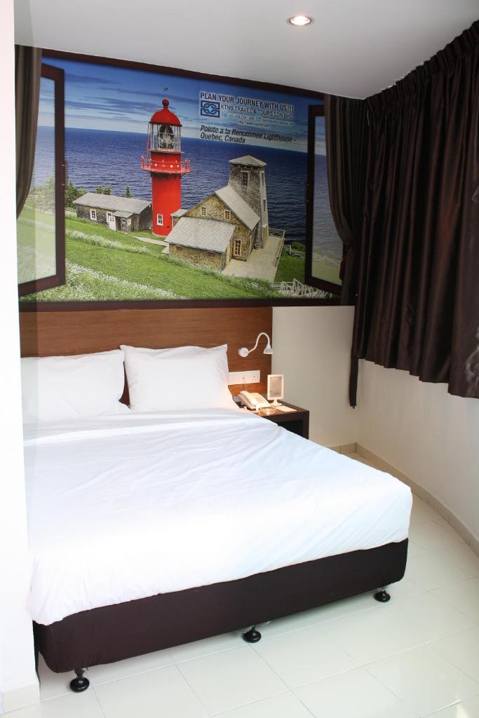 Двухместный (Улучшенный двухместный номер с 1 кроватью или 2 отдельными кроватями), Koptown Hotel Kuala Lumpur