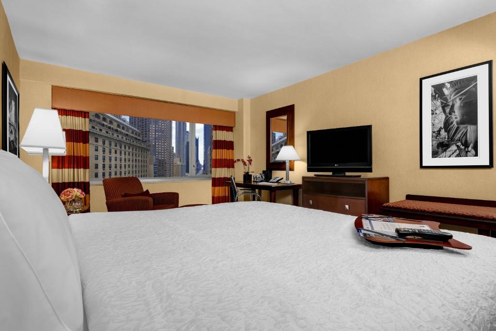 Двухместный (Номер с кроватью размера «king-size»), Hampton Inn Manhattan-Times Square North