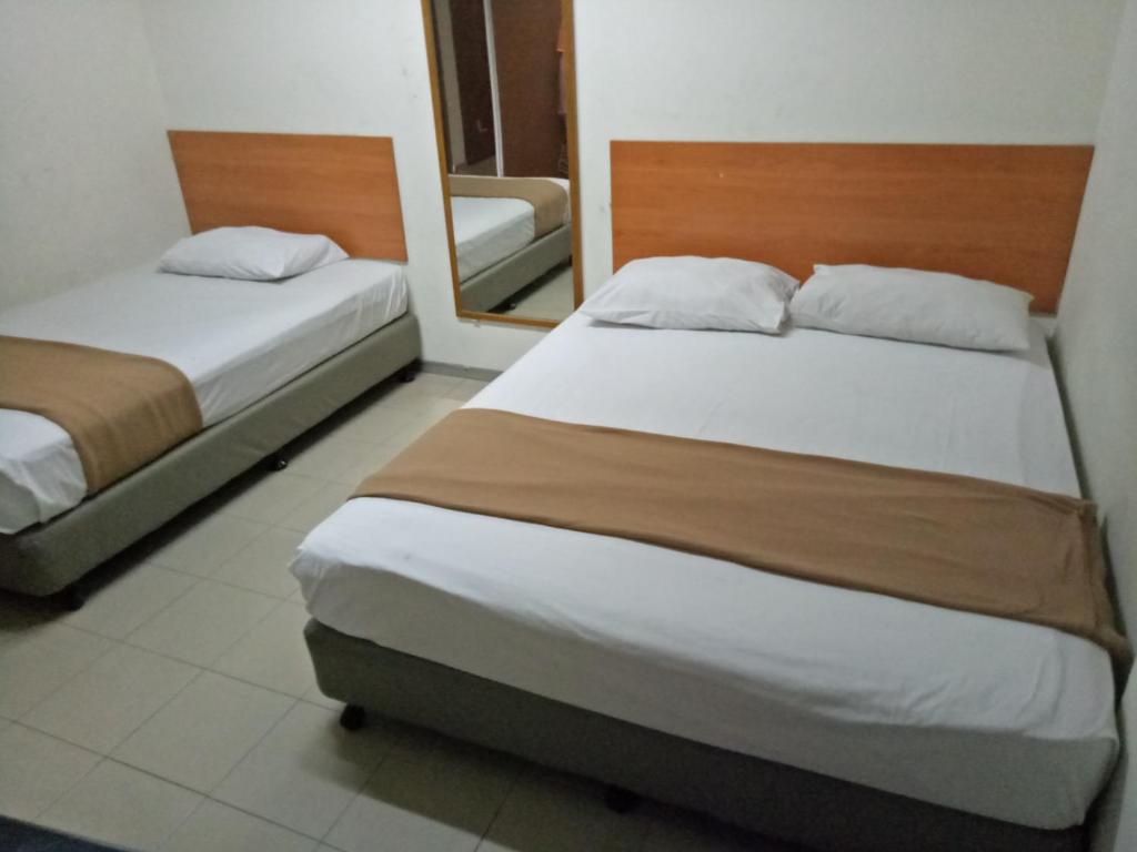 Трехместный (Трехместный номер с собственной ванной комнатой), Hotel Hibiscus City (PUDU)