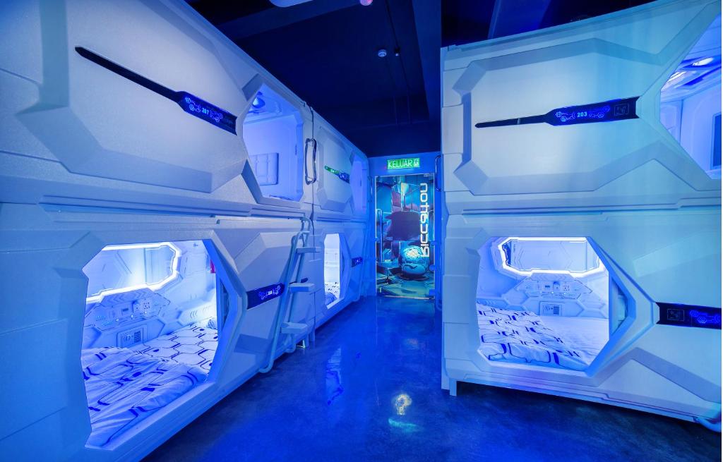 Одноместный (Одноместная капсула), Riccarton Capsule Hotel