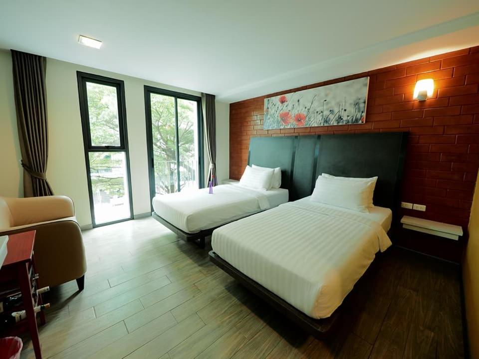 Двухместный (Двухместный номер с 2 отдельными кроватями) гостевого дома BBHouse Khlongtan, Бангкок