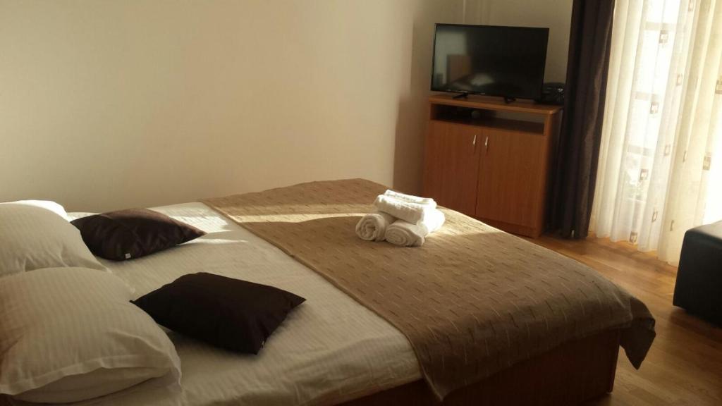 Двухместный (Двухместный номер с 1 кроватью и собственной ванной комнатой) отеля Pensiunea Codruta, Тыргу-Жиу