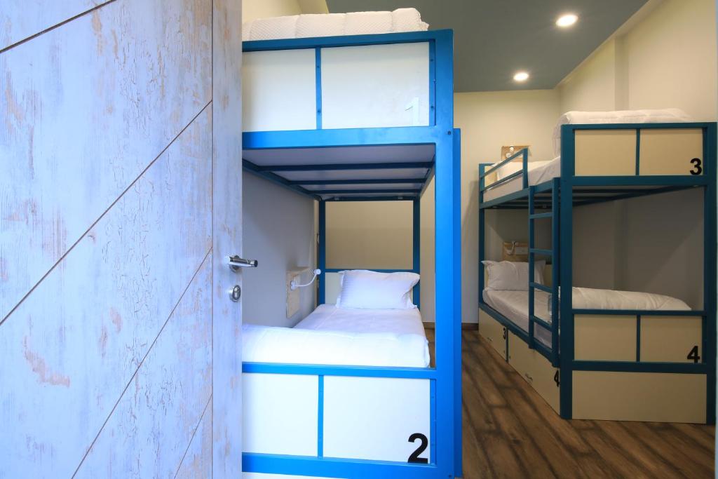 Номер (Общий 4-местный номер для мужчин и женщин) хостела Blue Beds Hostel, Джайпур