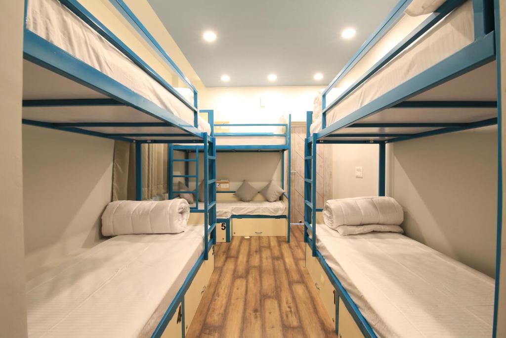 Номер (Кровать в общем номере для мужчин и женщин с 5 кроватями и кондиционером) хостела Blue Beds Hostel, Джайпур