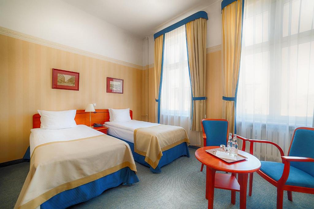 Двухместный (Стандартный двухместный номер с 2 отдельными кроватями) отеля Focus Hotel Premium Pod Orłem, Быдгощ