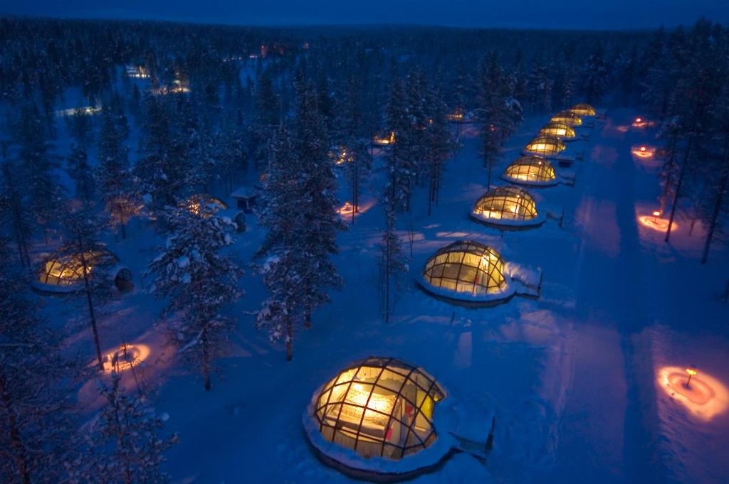 Двухместный (Стеклянное иглу (для 2 взрослых)) отеля Kakslauttanen Arctic Resort - Igloos and Chalets, Саариселькя