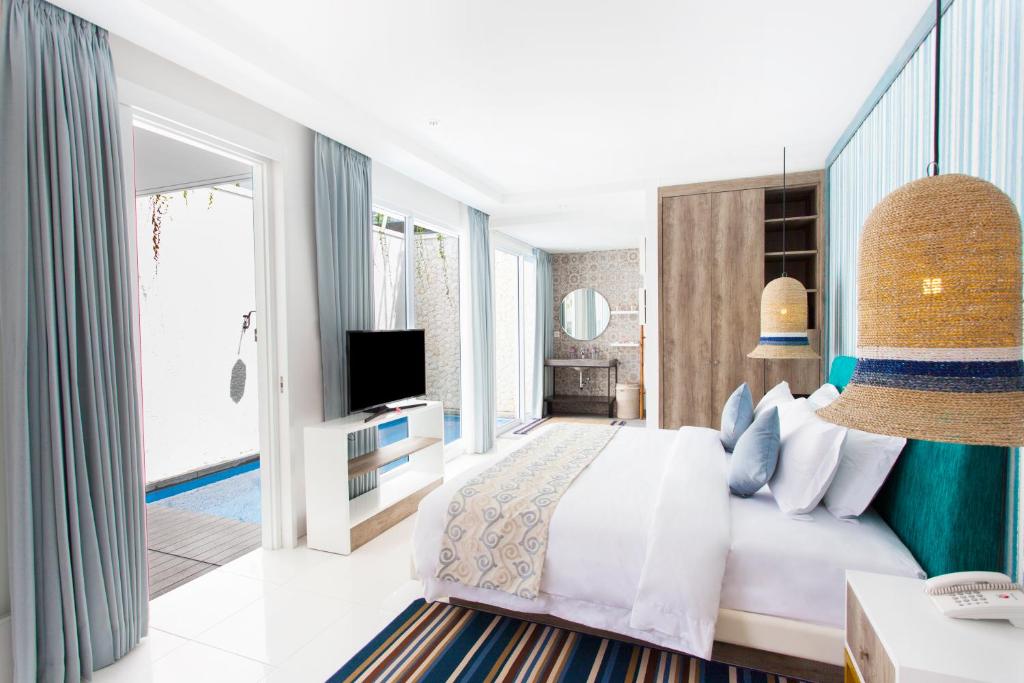 Вилла (Вилла с 1 спальней и собственным бассейном) парк-отеля Benoa Sea Suites and Villas by Premier Hospitality Asia, Нуса Дуа