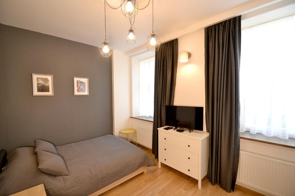 Двухместный (Двухместный с 1 кроватью или 2 отдельными кроватями и душем) гостевого дома Rentida Guesthouse, Вильнюс