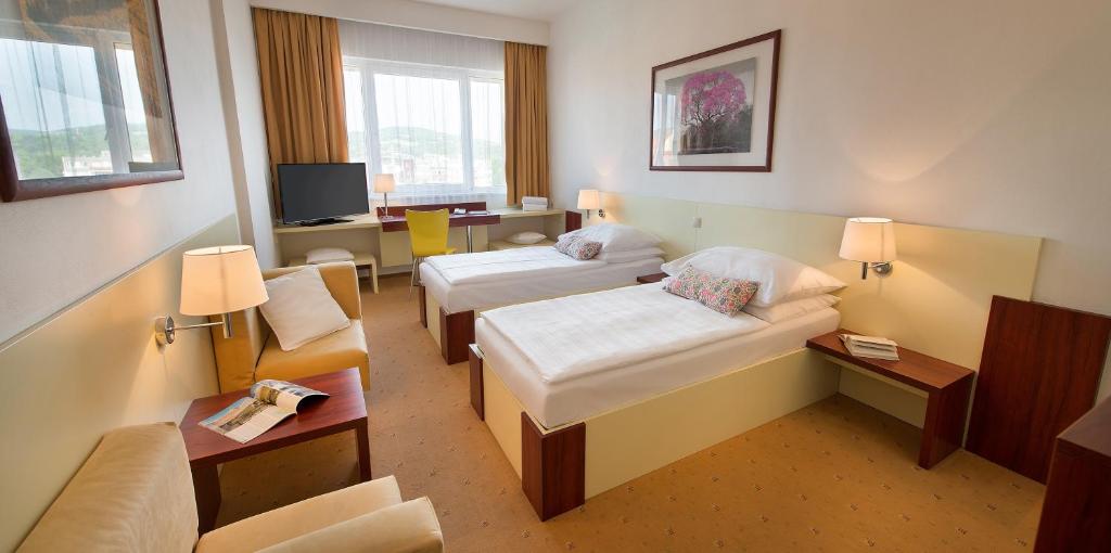Двухместный (Двухместный номер с 1 кроватью или 2 отдельными кроватями) отеля Grand Litava Beroun, Бероун