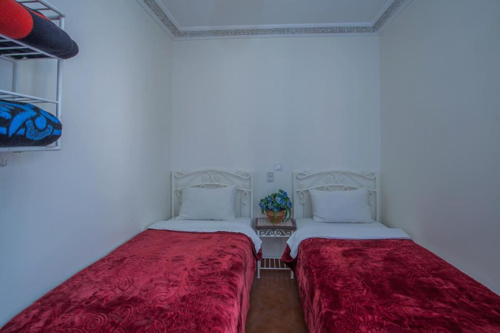 Двухместный (Стандартный двухместный номер с 1 кроватью и вентилятором) отеля Hotel Zaitoune, Марракеш