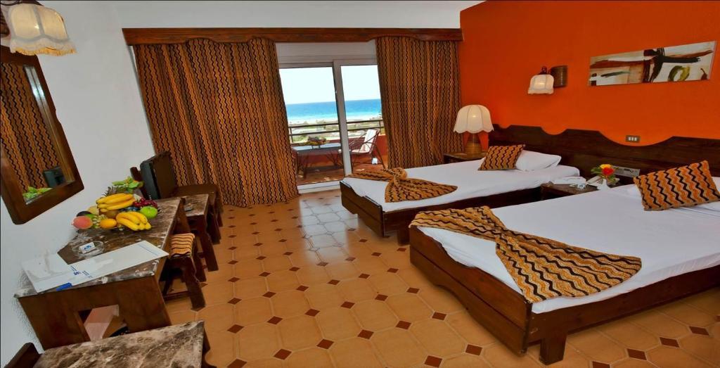 Двухместный (Двухместный номер с 1 кроватью с видом на море) отеля Aida Beach Hotel - El Alamein, Эль-Аламейн
