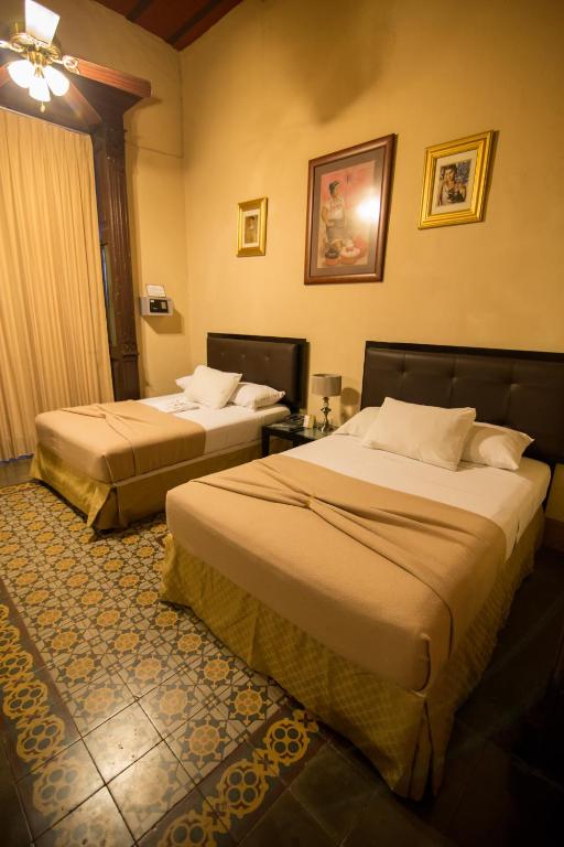 Двухместный (Двухместный номер с 2 двуспальными кроватями) отеля El Gran Hotel, Мерида