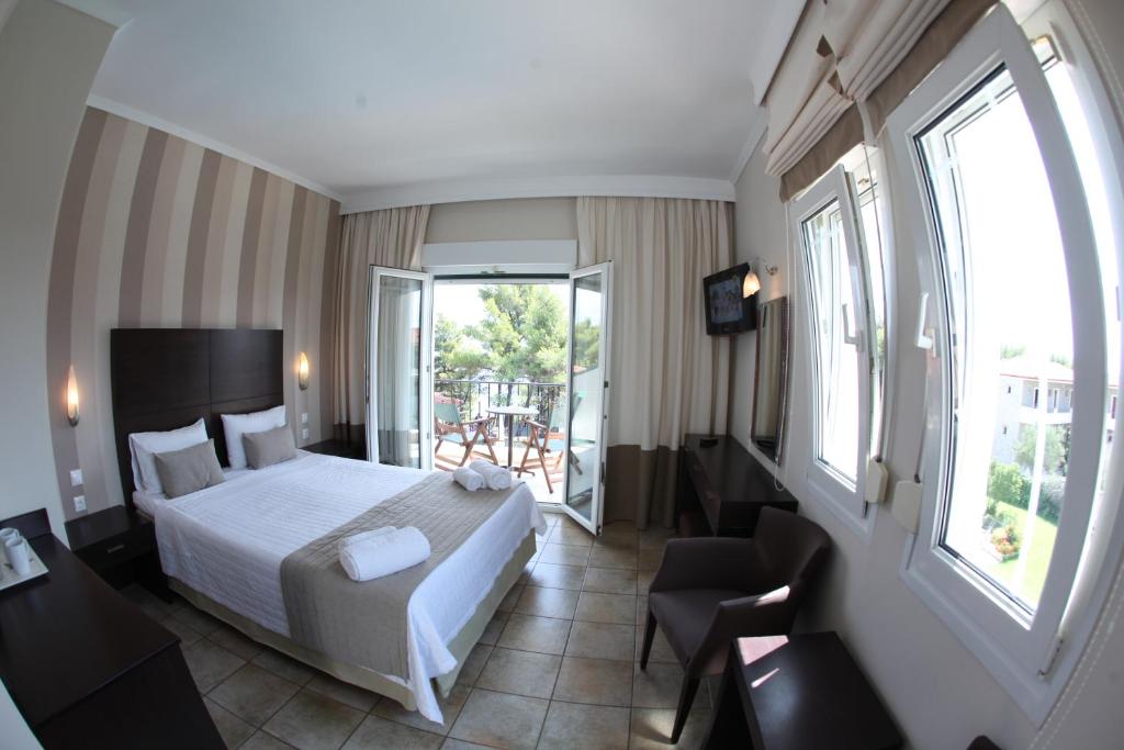 Двухместный (Двухместный номер с 1 кроватью или 2 отдельными кроватями) отеля Nostos Hotel, Афитос