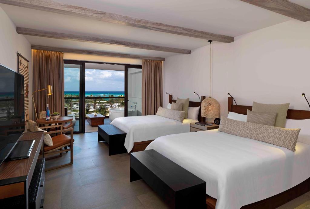 Двухместный (Номер «Алькоба» с видом на океан - Двухместный номер с 1 кроватью (только для взрослых)) курортного отеля UNICO 20°N 87°W - Riviera Maya, Акумаль