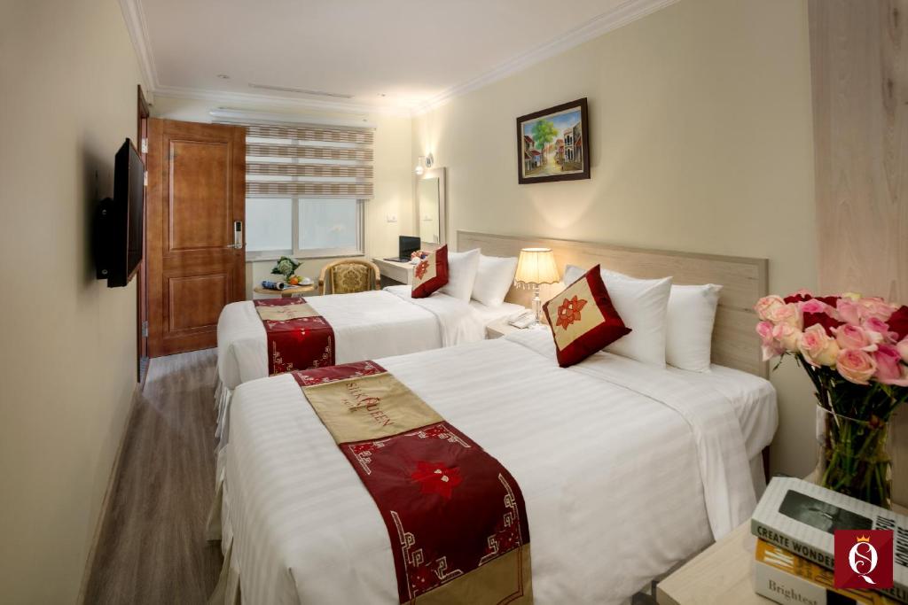 Двухместный (Двухместный номер Делюкс с 1 кроватью или 2 отдельными кроватями) отеля Silk Queen Grand Hotel, Ханой