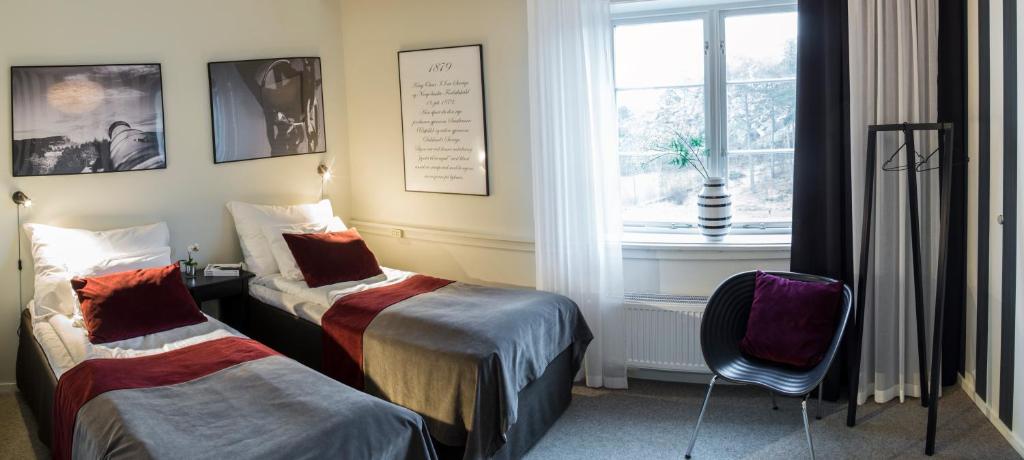 Двухместный (Стандартный двухместный номер с 1 кроватью или 2 отдельными кроватями) отеля Fredriksten Hotell, Халден