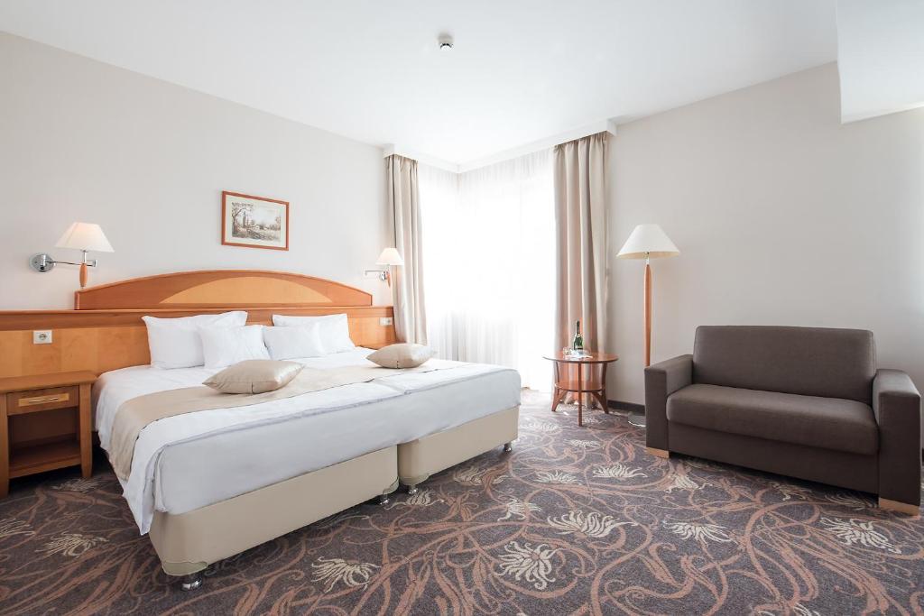 Двухместный (Двухместный номер с 1 кроватью или 2 отдельными кроватями и возможностью посещения спа-салона) отеля Vitalmed Hotel Sárvár, Шарвар