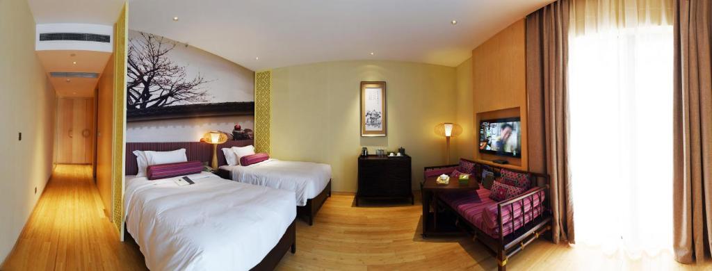 Двухместный (Двухместный номер с 2 отдельными кроватями) отеля Sheenjoy Hotel Chongqing, Чунцин