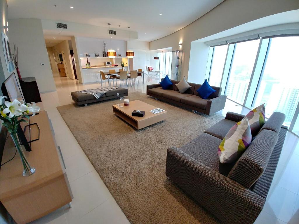 Апартаменты (Апартаменты «Премьер» с 2 спальнями) апартамента Ascott Park Place Dubai, Дубай