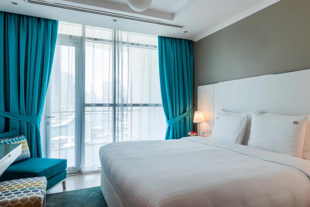 Апартаменты (Апартаменты с видом на море) отеля Jannah Marina Bay Suites, Дубай