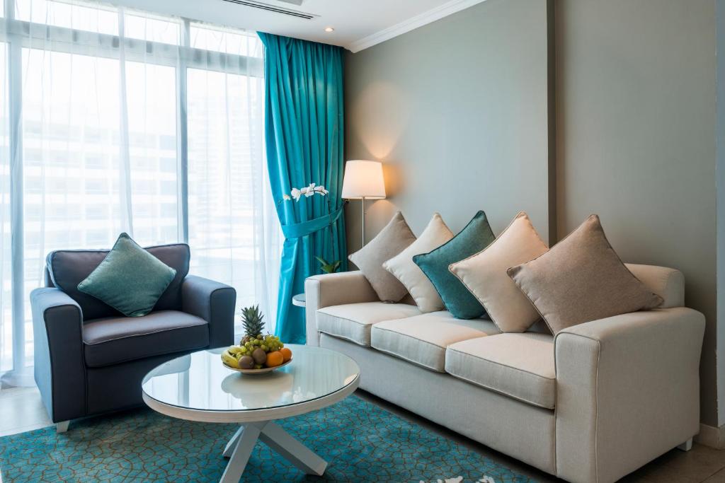 Апартаменты (Апартаменты с 2 спальнями) отеля Jannah Marina Bay Suites, Дубай