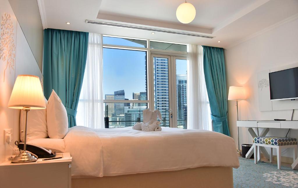 Студио (Номер-студия с видом на море) отеля Jannah Marina Bay Suites, Дубай