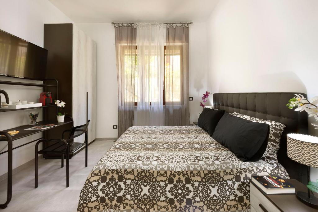 Двухместный (Двухместный номер Делюкс с 1 кроватью или 2 отдельными кроватями) гостевого дома Sorrento Flower Rooms, Сорренто