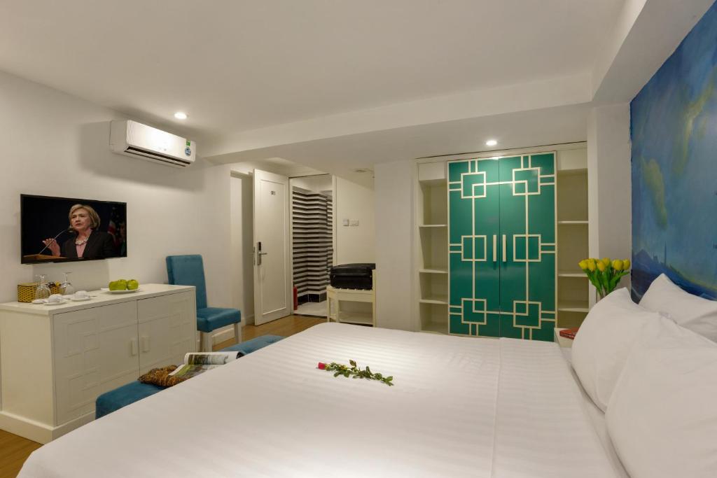 Двухместный (Номер Делюкс - Первый этаж) отеля Hanoi La Selva Hotel, Ханой