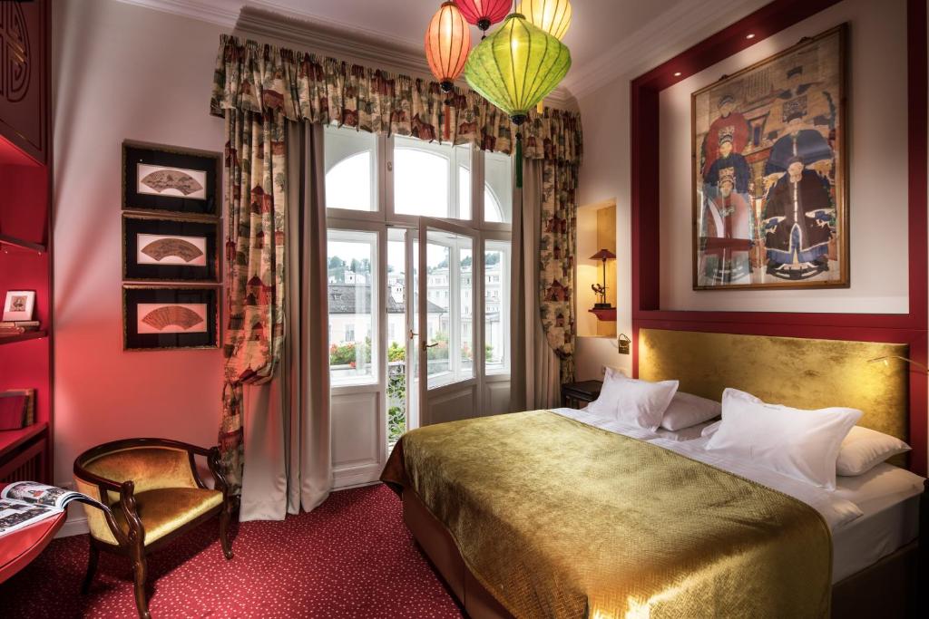 Двухместный (Стандартный двухместный номер с 1 кроватью) отеля Hotel Bristol Salzburg, Зальцбург
