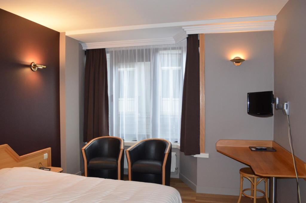 Двухместный (Стандартный двухместный номер с 2 отдельными кроватями) отеля Liberty - Vakantiecentrum, Бланкенберге