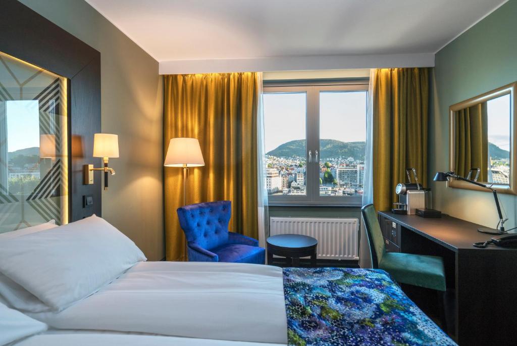 Двухместный (Улучшенный двухместный номер с 1 кроватью) отеля Thon Hotel Orion, Берген (Северное море)