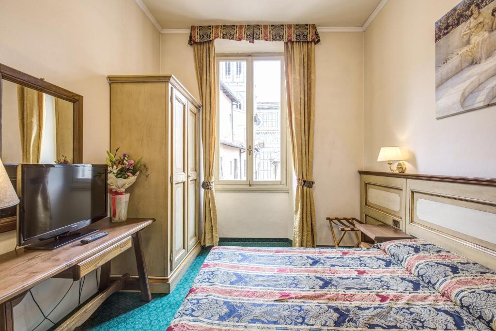 Двухместный (Двухместный номер с 1 кроватью или 2 отдельными кроватями) отеля Hotel De Lanzi, Флоренция