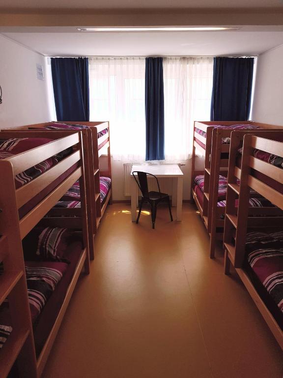 Номер (Кровать в общем 8-местном номере для мужчин и женщин) хостела a&t Holiday Hostel, Вена