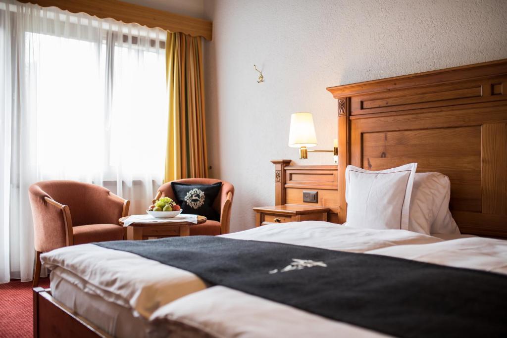 Двухместный (Двухместный номер с 1 кроватью) отеля Hotel National Zermatt, Церматт