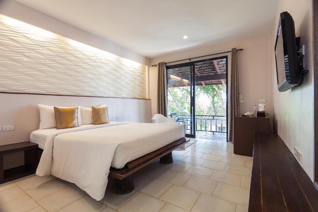 Двухместный (Стандартный двухместный номер с 1 кроватью или 2 отдельными кроватями) курортного отеля Sarikantang Resort And Spa, Пханган