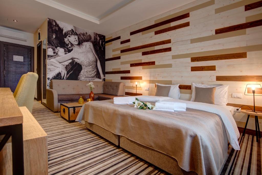 Четырехместный (Улучшенный четырехместный номер) отеля Garni Hotel Zavicaj, Белград