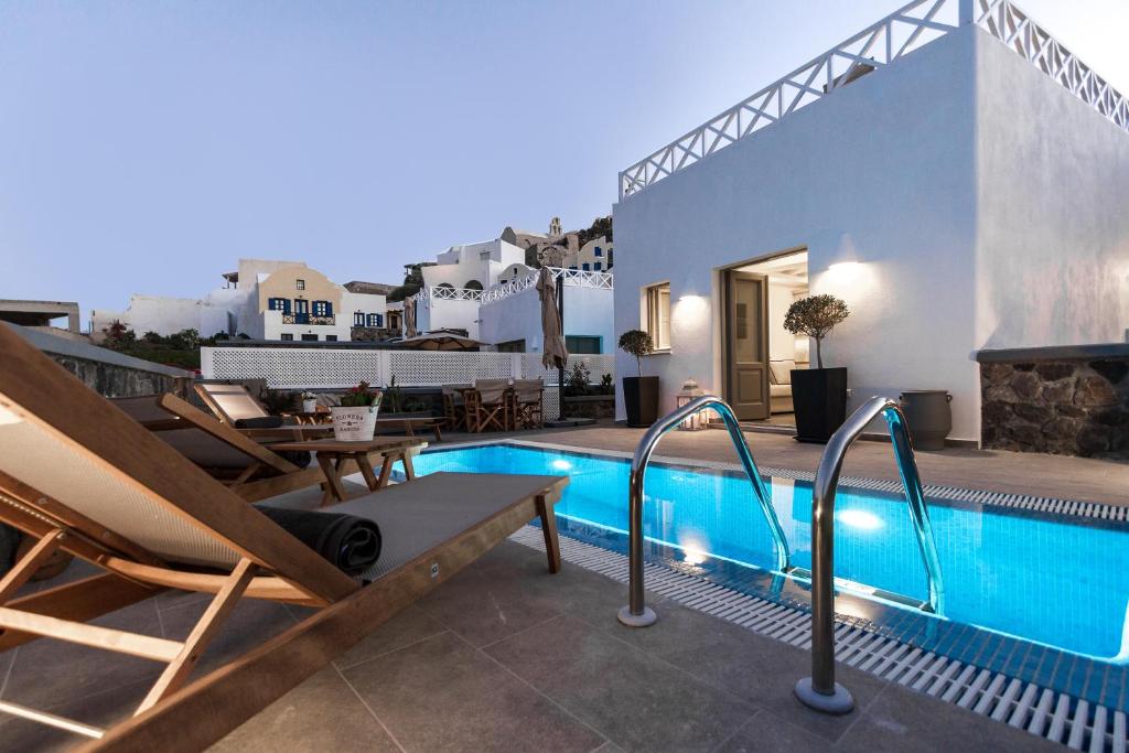 Вилла (Улучшенная вилла с бассейном) виллы Mathios Luxury Homes, Акротирион